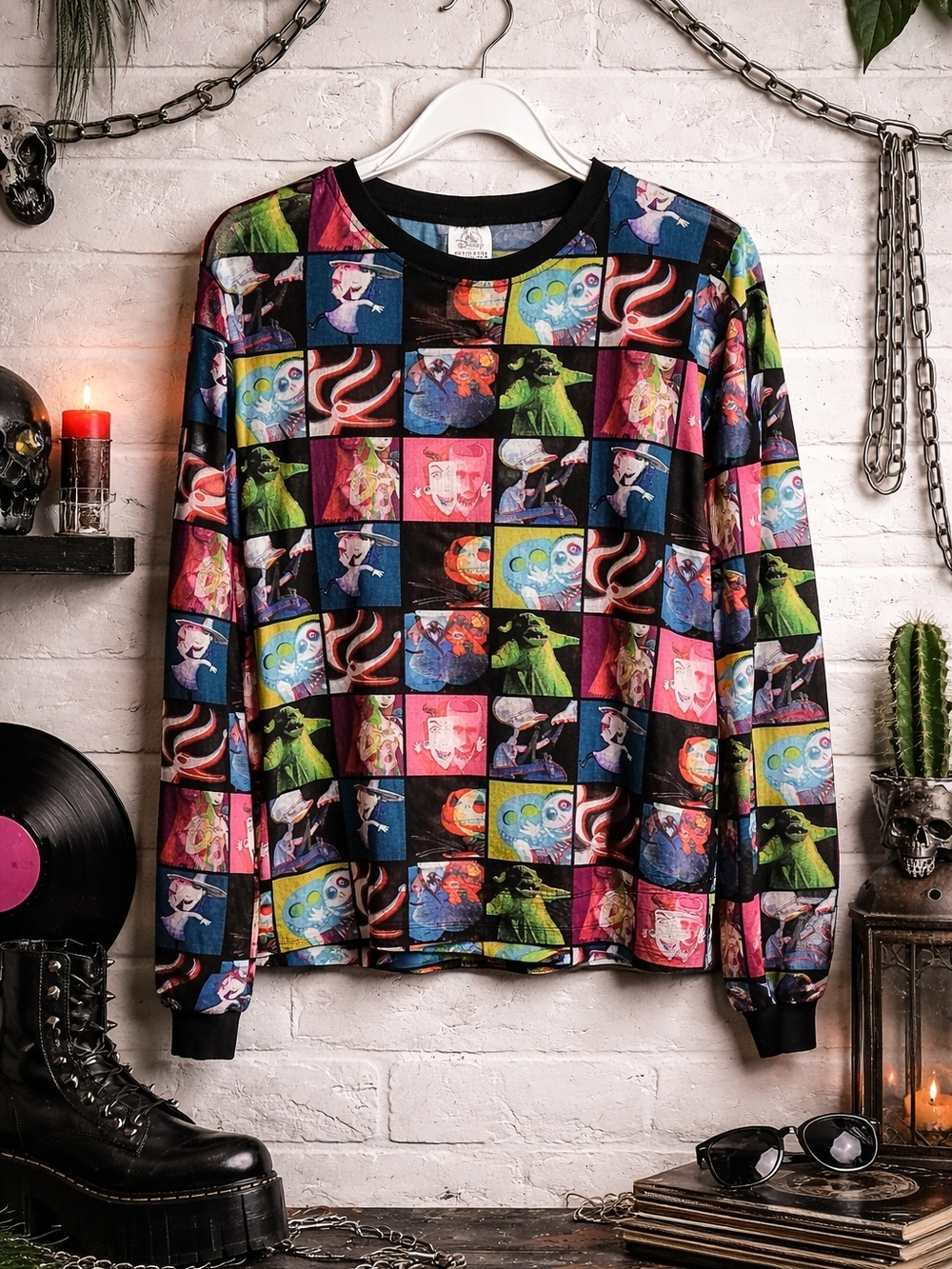 Disney Nightmare Before Christmas Sheer Mesh Top XS